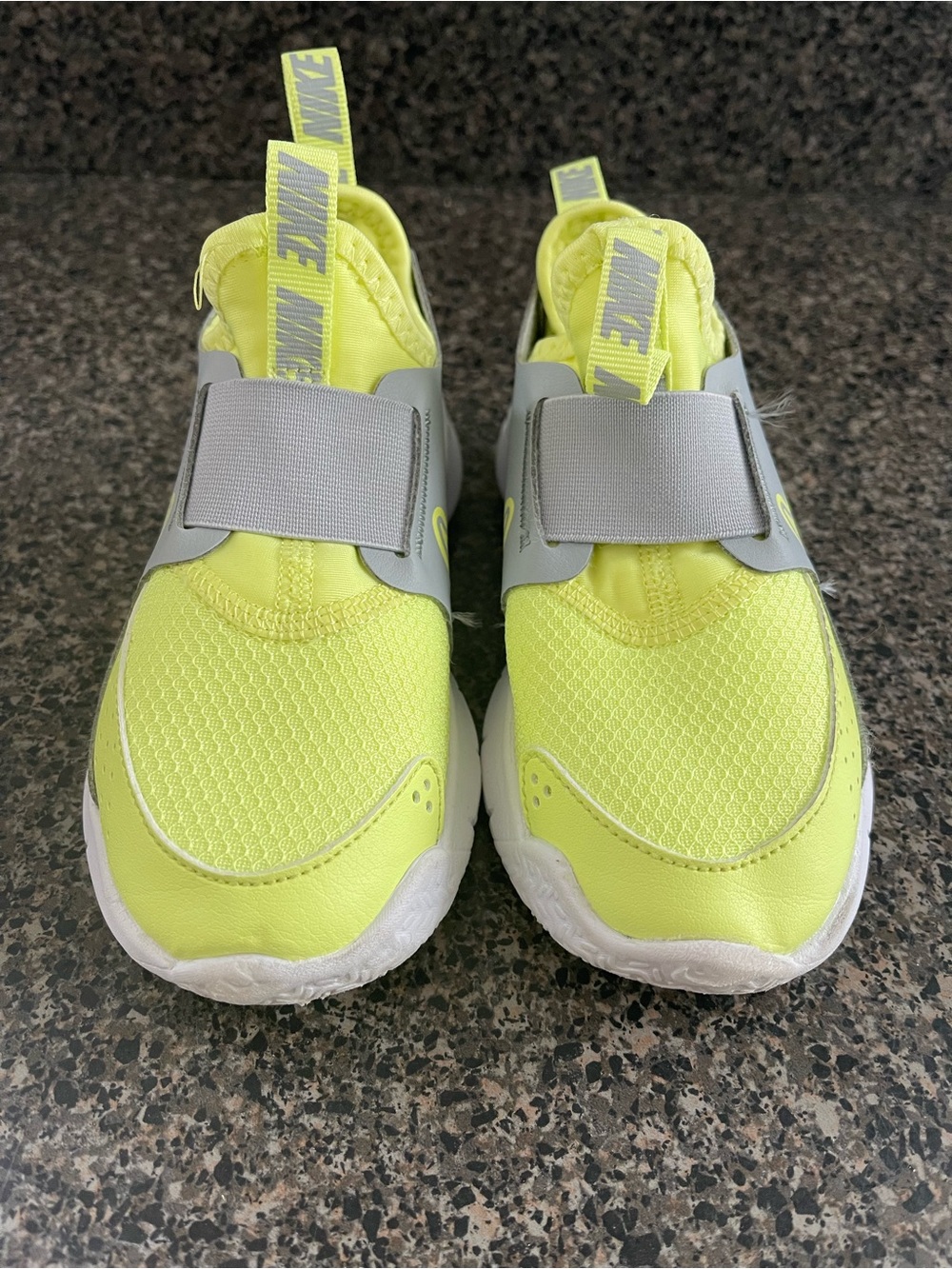 Nike Kids' Slip-On Athletic Shoes in Neon Yellow size 10c